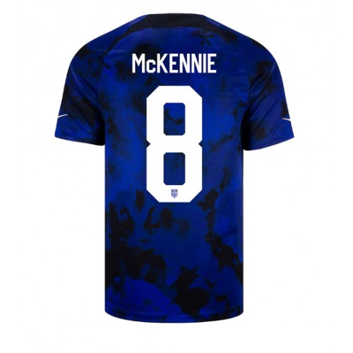 Forenede Stater Weston McKennie #8 Udebanetrøje VM 2022 Kort ærmer